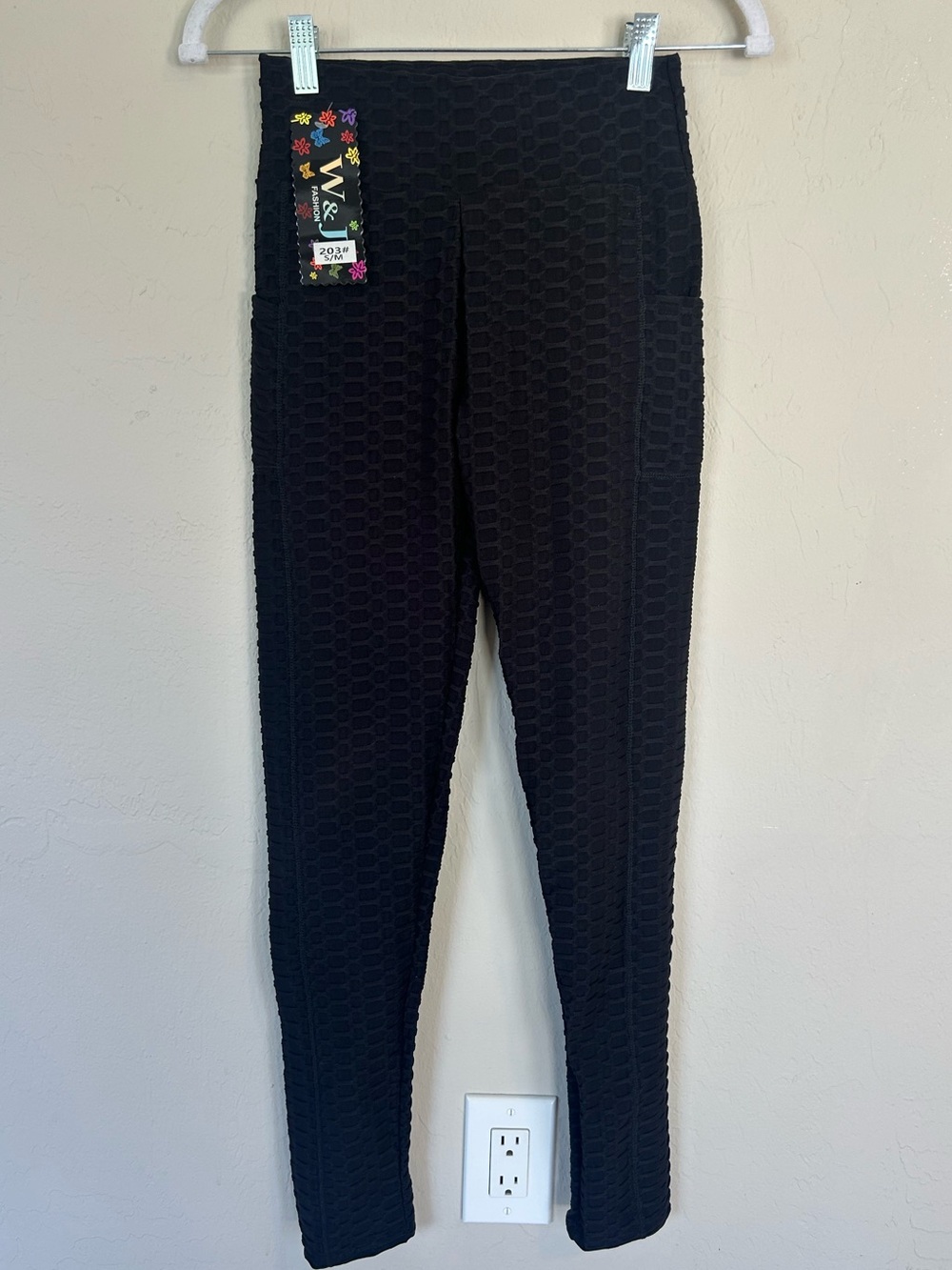 Women Leggings Anti-Cellulite High Waist Push Up Yoga Black Butt Lift (1685)